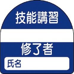 371-22 [教育修了者ステッカー技能講習 PPステッカー 35×35 10枚組]