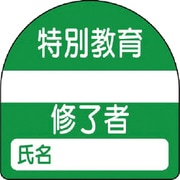 371-23 [教育修了者ステッカー特別教育 PPステッカー 35×35 10枚組]