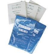 380029 [緑十字 防災用品 シートイレ 吸水ポリマーシート60枚 汚物袋20枚]