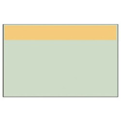 414-22 [配管識別シート うすい黄 帯のみ（大）・ユニシート・250X1000]