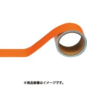 447-12 [配管識別テープ 黄赤（極小）・アルミ・25mm幅X5m]