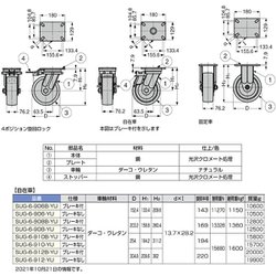 ヨドバシ.com - スガツネ工業 6-906-YU [（200133496）SUG-超重量用