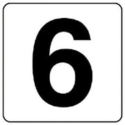 844-66 [番号札ステッカー 6 5枚組（小） PPステッカー 50×50]