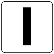 845-80I [アルファベット表示ステッカーI 5枚組 （小） 50×50]