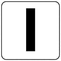 845-82I [アルファベット表示ステッカーI 5枚組 （大） 150×150]