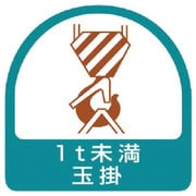 851-62 [ステッカー 1t未満玉掛・2枚1シート・35X35]