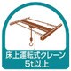 851-75 [ステッカー 床上運転式クレーン5t以上・2枚1シート・35X35]