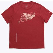 ウィメンズブレイクイットダウンショートスリーブTシャツ W Break It Down SS Tee AR3852 619 Marsala Red, Graphic Butterfly Mサイズ [アウトドア カットソー レディース]