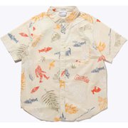 ラビットリバーズプリンティッドショートスリーブシャツ AE0094 191 Chalk Wanderlandia Sサイズ [アウトドア シャツ メンズ]