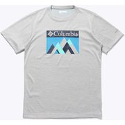 ゼロルールショートスリーブグラフィックシャツ Zero Rules Short Sleeve Graphic Shirt AM6463 043 Columbia Grey Heather, Peak Fun Graphic Mサイズ [アウトドア カットソー メンズ]