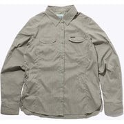 シルバーリッジライトプレイドロングスリーブシャツ AP1498 348 Safari Quiet Grid Mサイズ [アウトドア シャツ レディース]