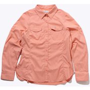 シルバーリッジライトプレイドロングスリーブシャツ AP1498 879 Coral Reef Quiet Grid Lサイズ [アウトドア シャツ レディース]