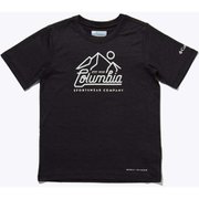 マウントエコーショートスリーブグラフィックシャツ Mount Echo Short Sleeve Graphic Shirt AB6637 011 Black Heather CSC Peaks Sサイズ [アウトドア トップス キッズ]