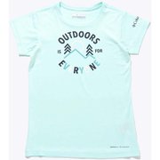 ミッションピークショートスリーブグラフィックシャツ AG0135 329 Icy Morn Heather All Together 2 XXSサイズ [アウトドア トップス キッズ]