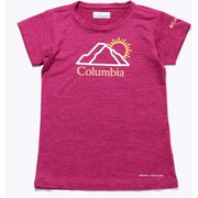 ミッションピークショートスリーブグラフィックシャツ AG0135 665 Wild Fuchsia Heather Bright Peaks XXSサイズ [アウトドア トップス キッズ]