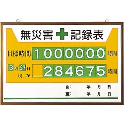 867-12A [無災害記録表]