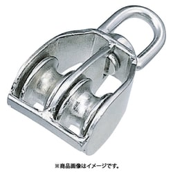A-1274 [水本 ステンレス 豆ブロック2車 参考使用荷重240kgf]