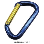 A-1450 [水本 アルミカラビナ（環なし）（ブルー） 線径12mm]