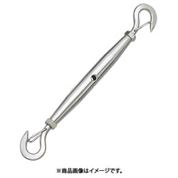 水本 パイプターンバックル（フック＆フック）外れ止め付 捻子径3分 A-1828