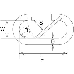 水本 O型フック 線径10mm A-1946