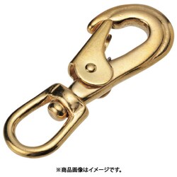 水本 黄銅スイベルスナップ 長さ60mm A-2279
