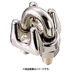 水本 ステンレス ワイヤークリップSUS316 使用ロープ径10mm A-2474