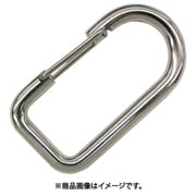 A-2742 [水本 ステンレス O型フック（ベルト用） 線径6mm長52mm]
