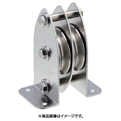 A-724 [水本 固定ブロック 2車（タテ型） 参考使用荷重1.47kN]