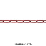 AL-3.5R [水本 アルミカラーチェーン レッド 30m 線径3.5mm]