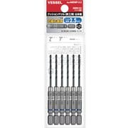 ベッセル クッションドリル(鉄工用)6本組 Φ2.5×90mm AMD6P-2.5