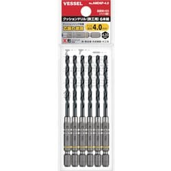 ベッセル クッションドリル（鉄工用）6本組 Φ4×108mm AMD6P-4.0