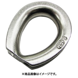 A-2947 [水本 ステンレス シンブル 使用ロープ径20mm]