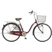 シティサイクル ラピス26 Nレッド FSL6S #405