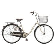 シティサイクル ラピス26 アイボリー/ブラウン2 FSL6S #598