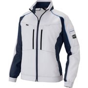 AZ9101-003-S [エコプロダクト長袖ブルゾン シルバーグレーXネイビー S]