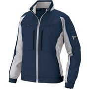 AZ9101-008-L [エコプロダクト長袖ブルゾン ネイビーXシルバーグレー L]
