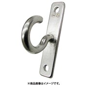 B-2930 [水本 ステンレス プレートフック （ツイスト） 12mm×55mm（1個入り）]