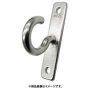 B-2931 [水本 ステンレス プレートフック （ツイスト） 14mm×65mm（1個入り）]
