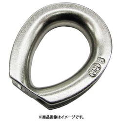 B-2942 [水本 ステンレス 深溝シンブル 使用ロープ径10mm]