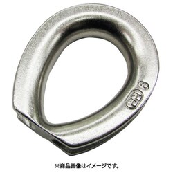 水本 ステンレス 深溝シンブル 使用ロープ径12mm B-2943