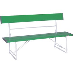 ベンチ背付 1500 緑 BC-300-015-1