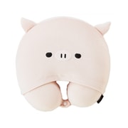 T53810-4 [モフモフレンズ フード付きネックピロー マイクロブタ]