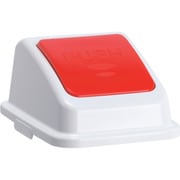 エコ分別カラーペールW35 蓋 赤プッシュ もえるゴミ DS-194-522-2