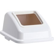 エコ分別カラーペールW45 蓋 白オープン プラスチック DS-194-614-8