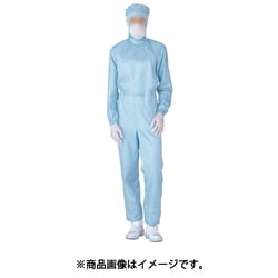 C1011B-4L [クリーンウェア 超静電クリーンスーツ C1011B ブルー 4L]