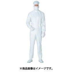 C1011W-4L [クリーンウェア 超静電クリーンスーツ C1011W ホワイト 4L]