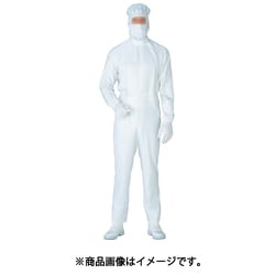 C1011W-LL [クリーンウェア 超静電クリーンスーツ C1011W ホワイト LL]