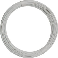 HW-123 [WAKI カラーワイヤー 白 番手14 線径1.9～2.0mm 長さ40m]