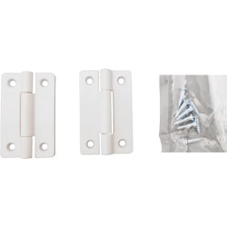 WAKI PCストップ丁番 IF‐100 40mm 白（2個入） IF-100