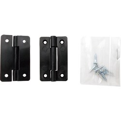 WAKI PCストップ丁番 IF‐101 40mm 黒（2個入） IF-101